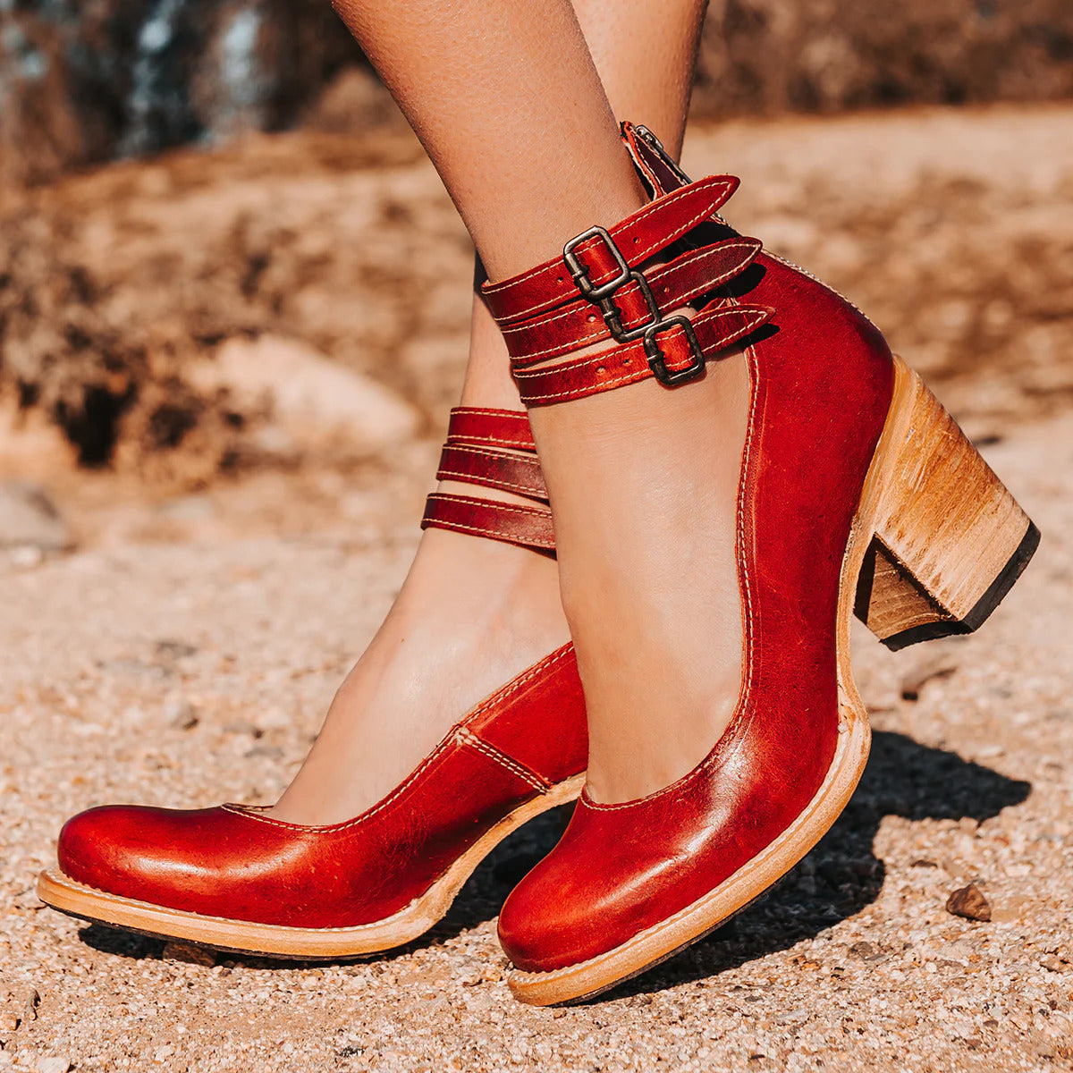 Stella™ | Vintage-Schnallenschuhe