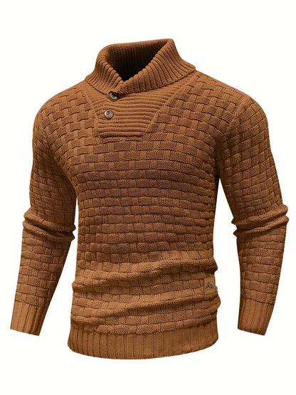 Jarren | Strickpullover im Slim Fit mit Kragen