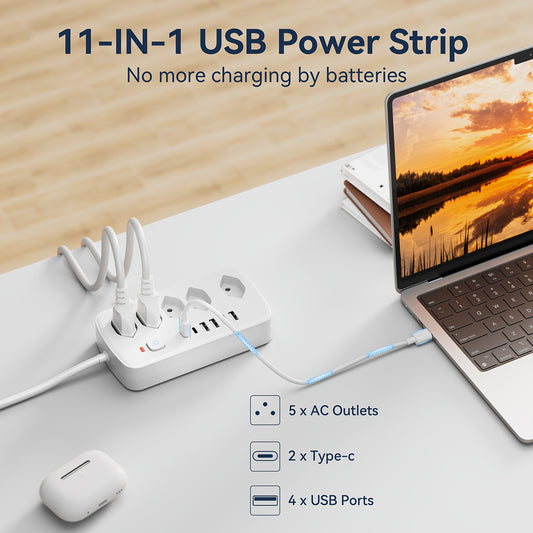 11-1 POWER - Premium Multifunktions-Steckdosenleiste