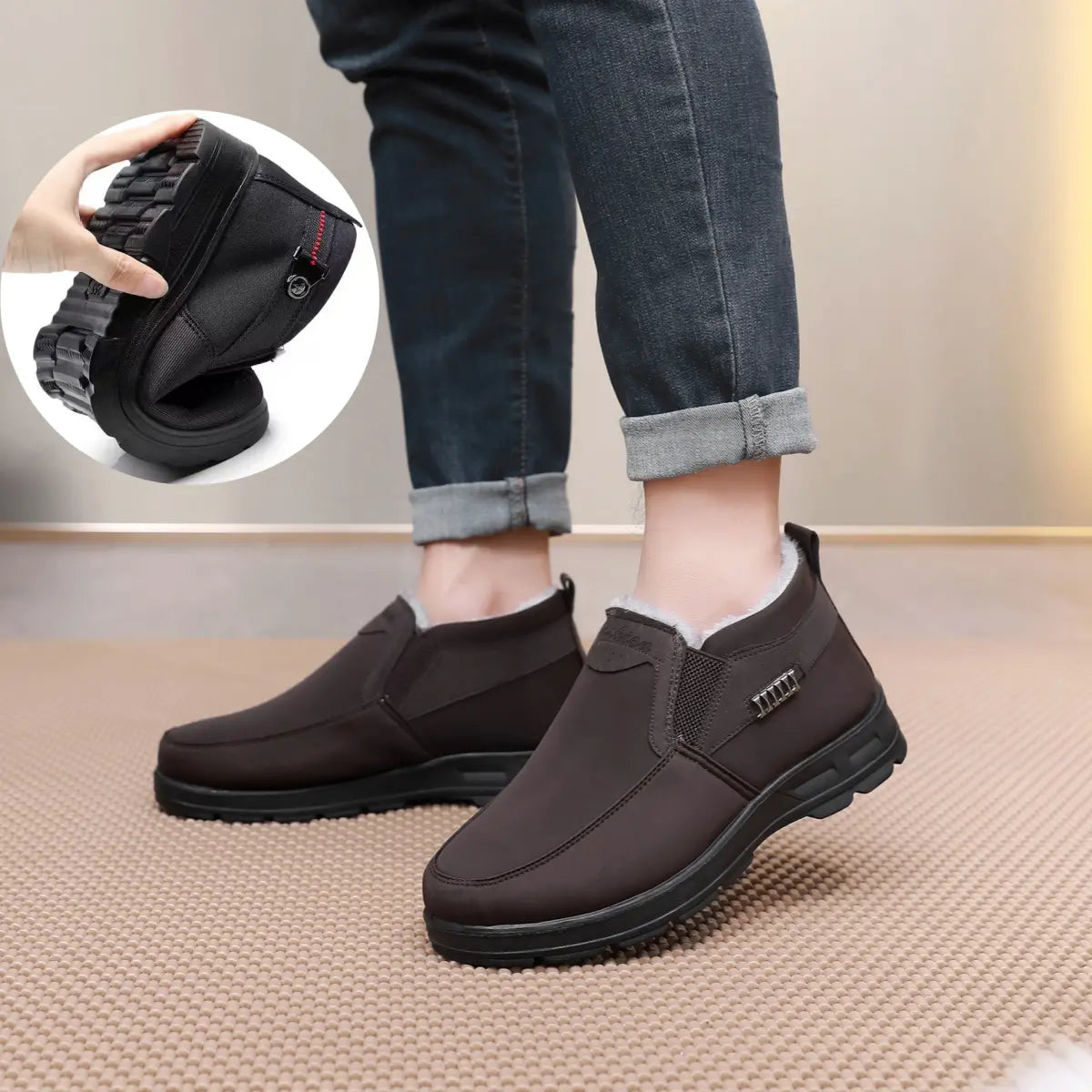 Rubin | Schneestiefel mit Fellinnenfutter