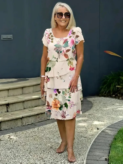 Carlotta™ | Elegantes Blumen-Maxikleid
