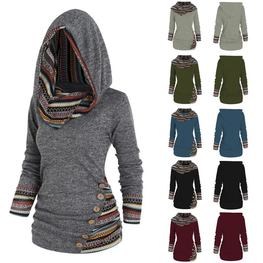 Adelheid™ | Lässiger Tribal-Hoodie