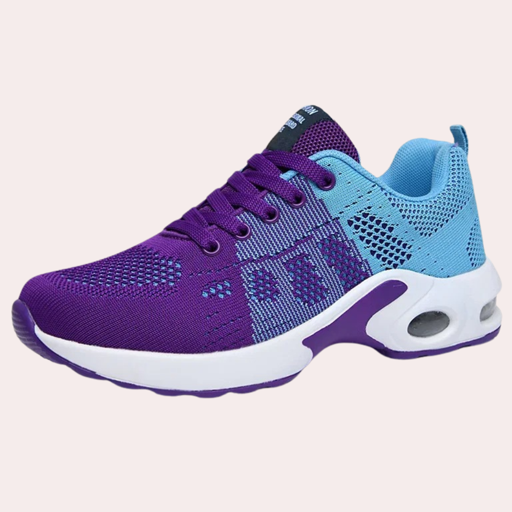 Damen Sneaker – Atmungsaktiv – Gepolsterte Sohle – Rutschfeste Laufsohle – Sport & Freizeit