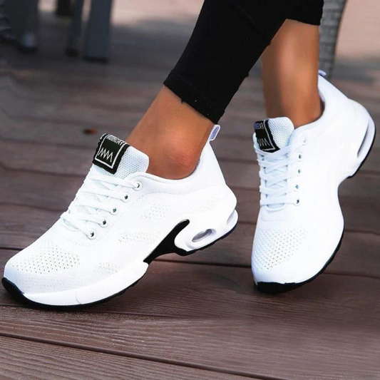 Damen Sneaker – Atmungsaktiv – Gepolsterte Sohle – Rutschfeste Laufsohle – Sport & Freizeit