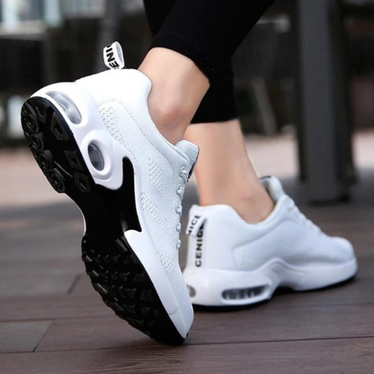Damen Sneaker – Atmungsaktiv – Gepolsterte Sohle – Rutschfeste Laufsohle – Sport & Freizeit