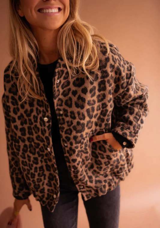 Mariella™ | Die Leopard-Bomberjacke