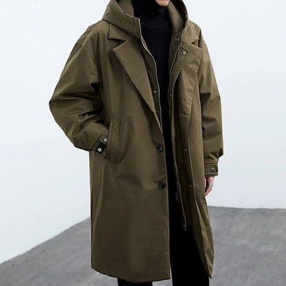 Jonas | Wintermantel Jacke mit Kapuze
