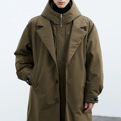 Jonas | Wintermantel Jacke mit Kapuze