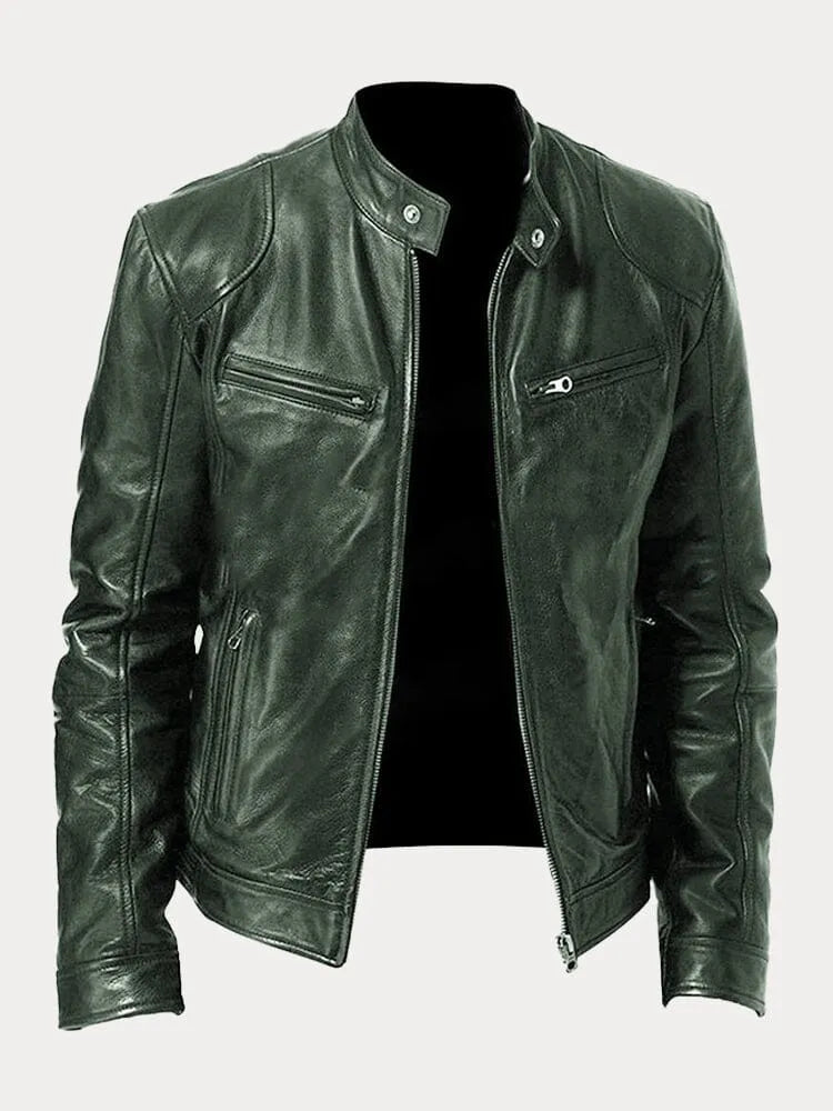 Victor™ | Casual Lederjacke