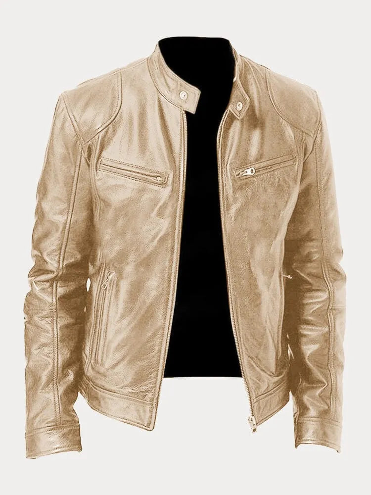 Victor™ | Casual Lederjacke