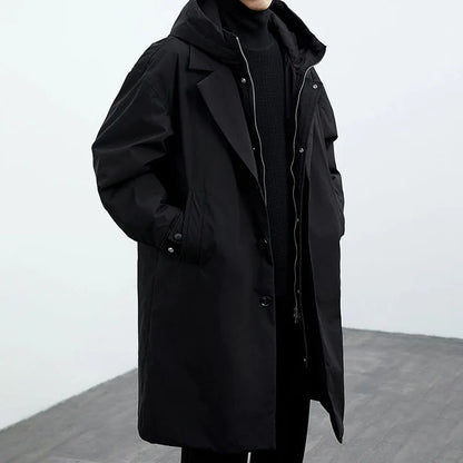 Jonas | Wintermantel Jacke mit Kapuze