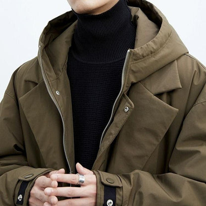 Jonas | Wintermantel Jacke mit Kapuze