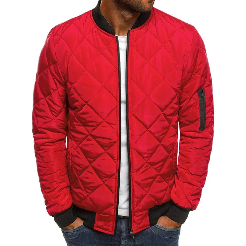 Elias™ | Stilvolle Jacke mit Rautenmuster