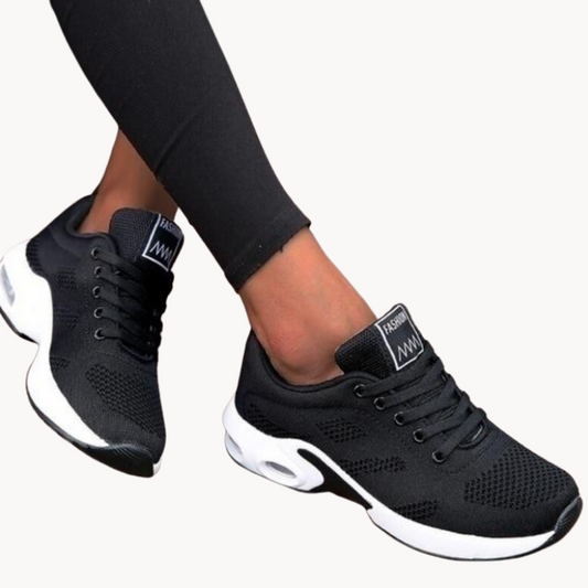 Damen Sneaker – Atmungsaktiv – Rutschfeste Sohle – Gepolsterter Komfort – Sport & Freizeit