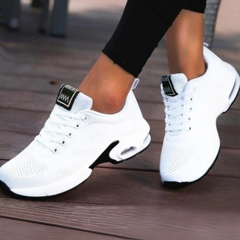Damen Sneaker – Atmungsaktiv – Rutschfeste Sohle – Gepolsterter Komfort – Sport & Freizeit