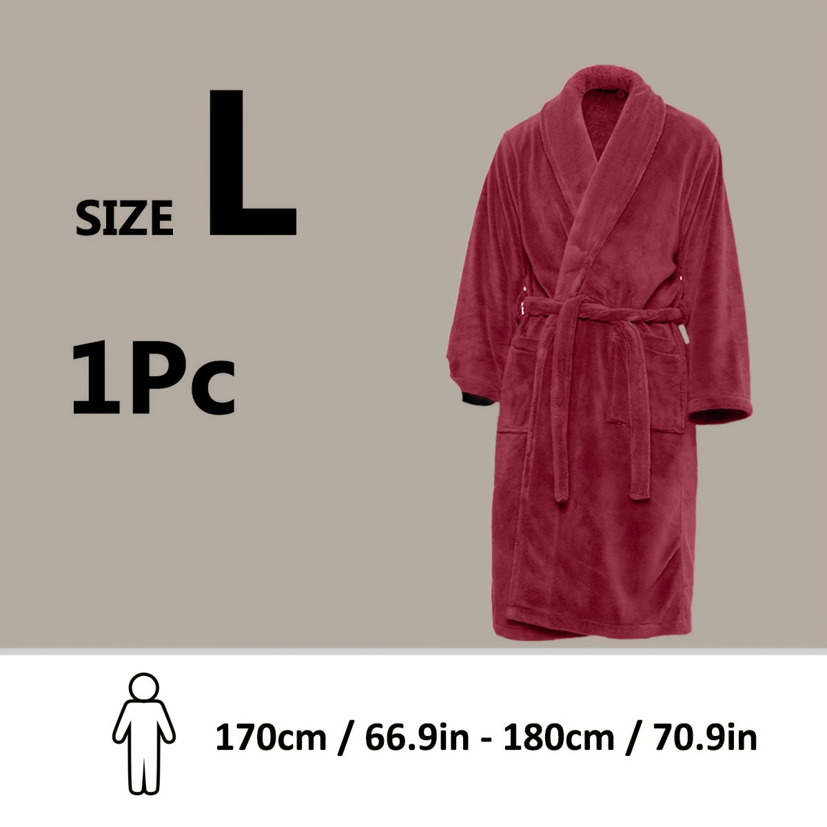 MAISON PLUSH - Premium Fleece-Bademantel