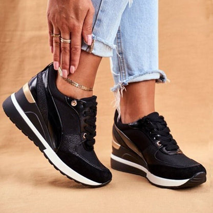 Damen Sneaker - Atmungsaktiv & Bequem - Schnürung - Robuste Laufsohle