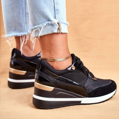 Damen Sneaker - Atmungsaktiv & Bequem - Schnürung - Robuste Laufsohle