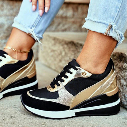 Damen Sneaker - Atmungsaktiv & Bequem - Schnürung - Robuste Laufsohle