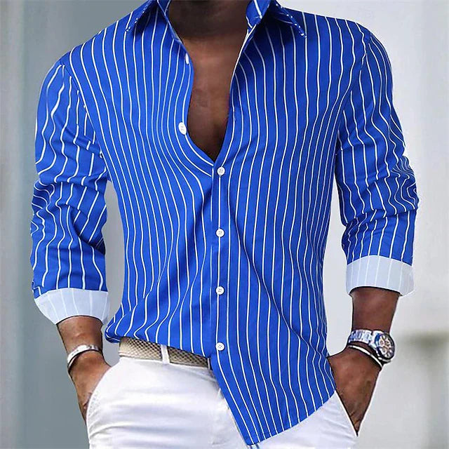 Yannick™ | Klassisches Gestreiftes Hemd
