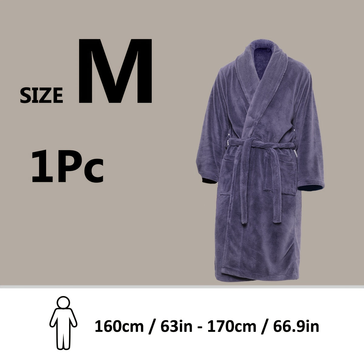 MAISON PLUSH - Premium Fleece-Bademantel