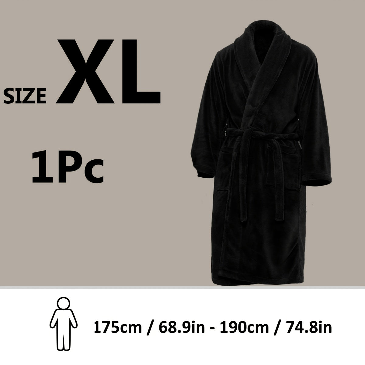 MAISON PLUSH - Premium Fleece-Bademantel