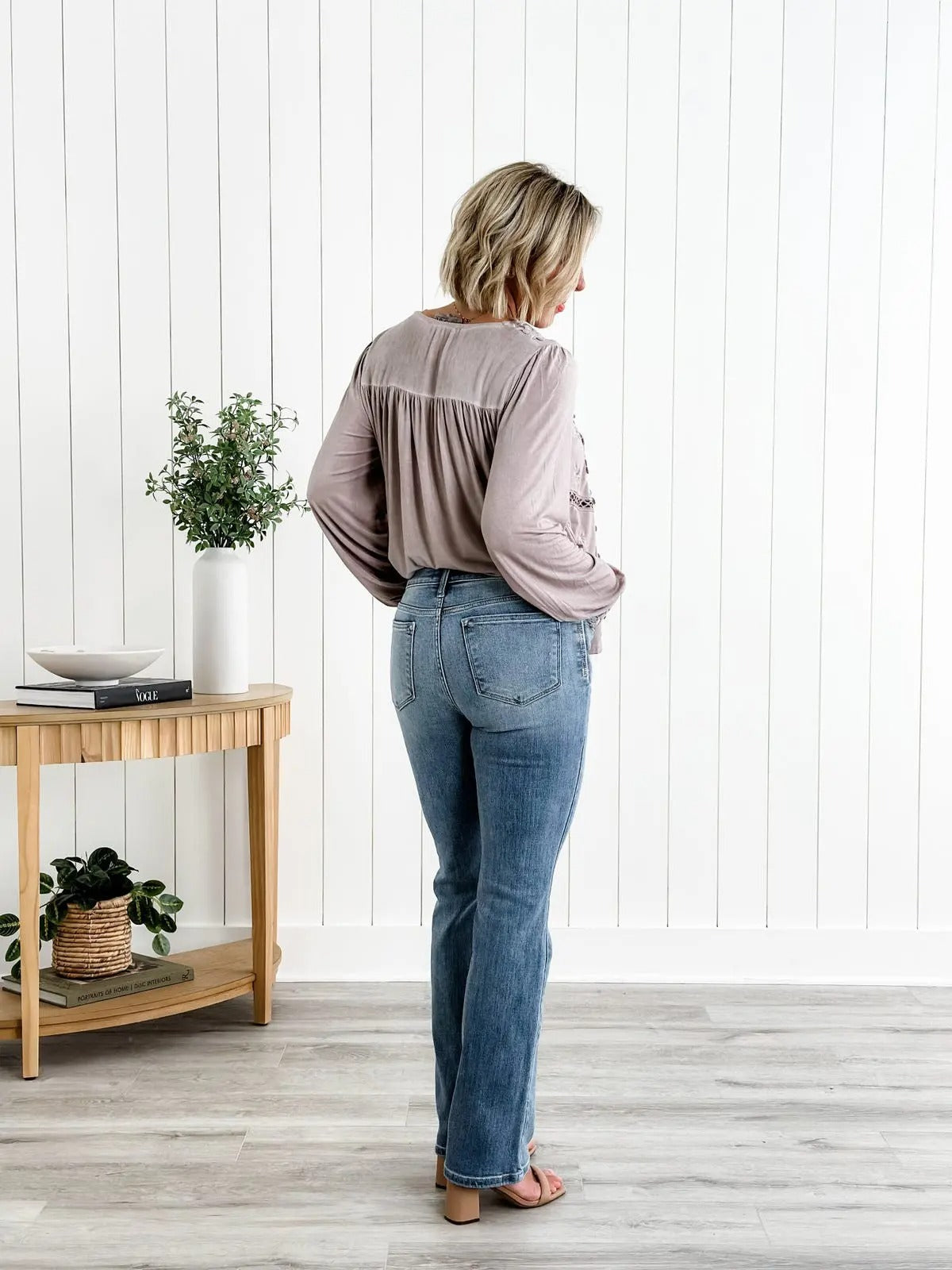 Roswitha | Hochgeschnittene Gerade Jeans
