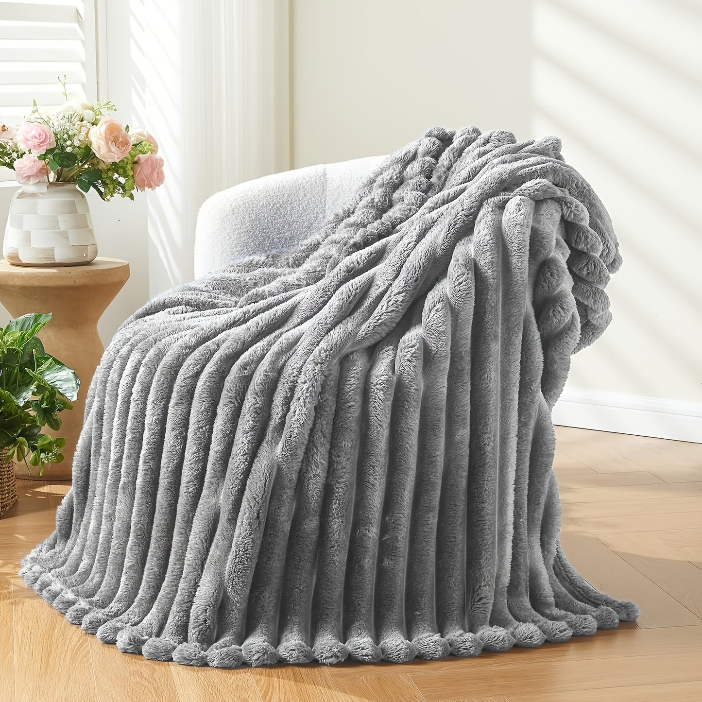 LUX ELEGANCE - Premium Fleece-Decke