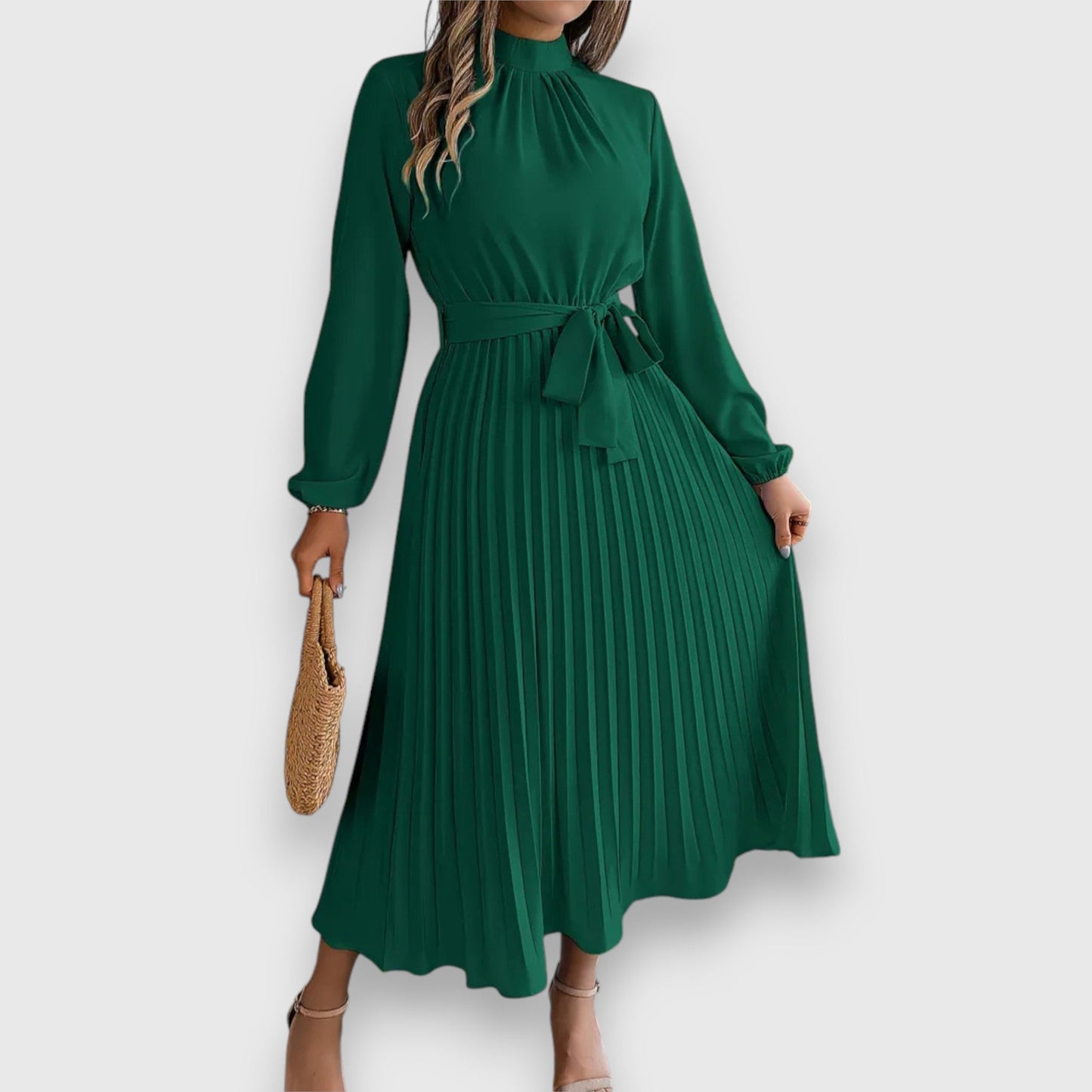 Vivienne™ | Plissee-Midikleid