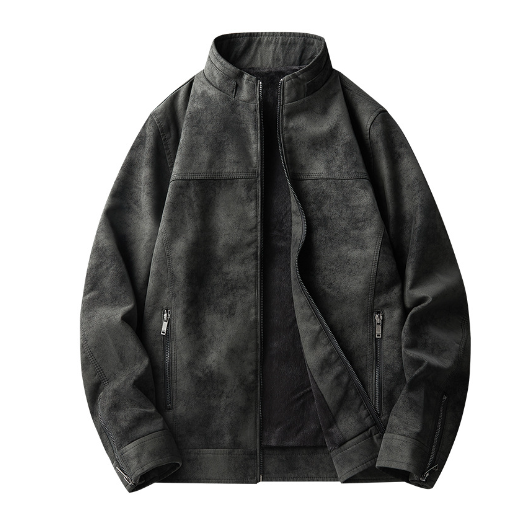 Frank™ | Premium Lederjacke mit Reißverschluss