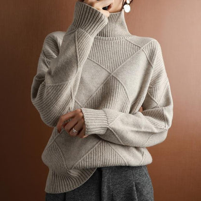 Kaschmir - Cozy Rollkragenpullover