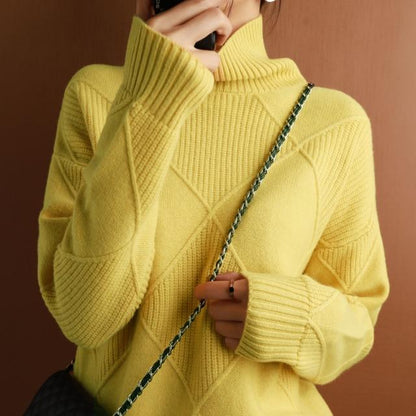 Kaschmir - Cozy Rollkragenpullover