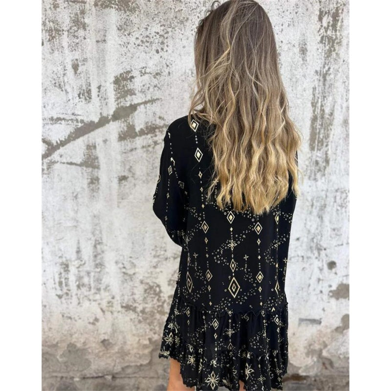 ULRIKA I RETRO-LANGARMKLEID